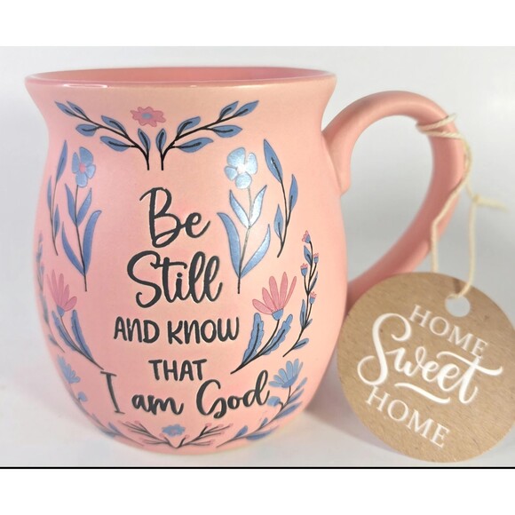 Bible Verse Mugs Set Of 4 capacity 16 oz, Ceramic Double-Sided print. Beautiful! - Picture 1 of 10